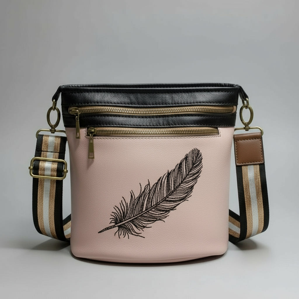 Handbag Pattern Pione with Recessed Zipper and Multiple Pockets – Video Tutorial and Instructions Included