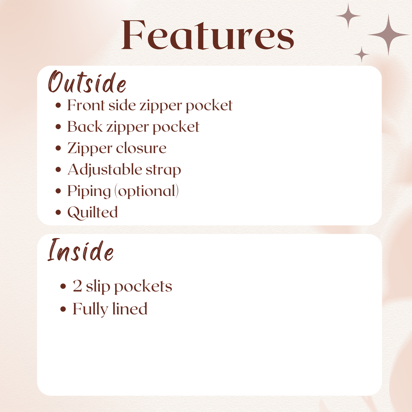 Quilted Sling Bag