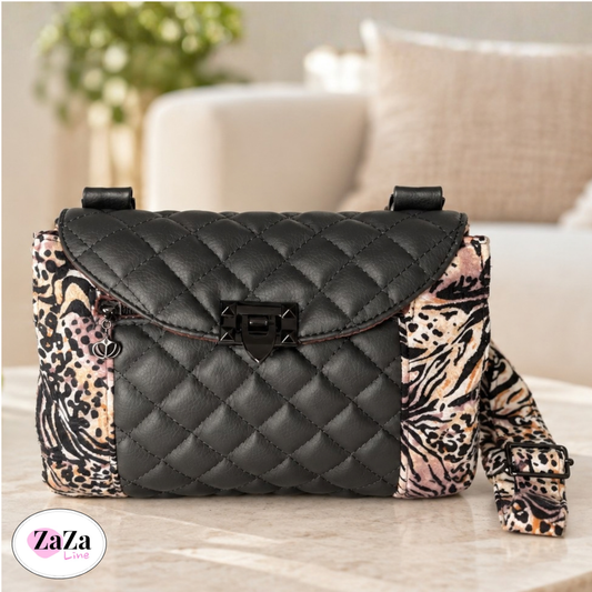 Crossbody Wallet Sewing Pattern PDF – DIY Quilted Purse Wallet with Twist-Lock Closure, Zipper Pocket & Adjustable Strap