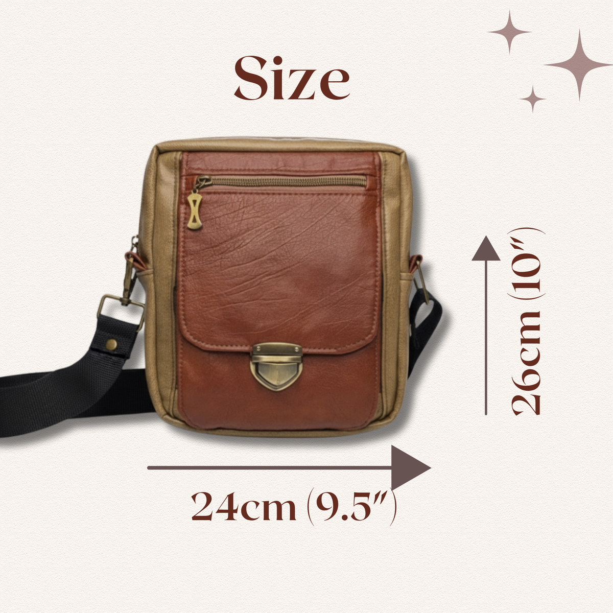 Vertical Messenger Bag Sewing Pattern, Modular Bag Pattern with Fold-Down Organizer, Multi-Pocket PDF Tutorial