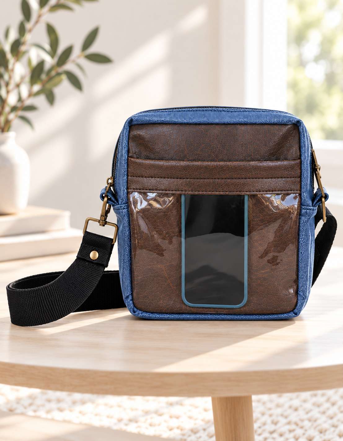 Vertical Messenger Bag Sewing Pattern, Modular Bag Pattern with Fold-Down Organizer, Multi-Pocket PDF Tutorial