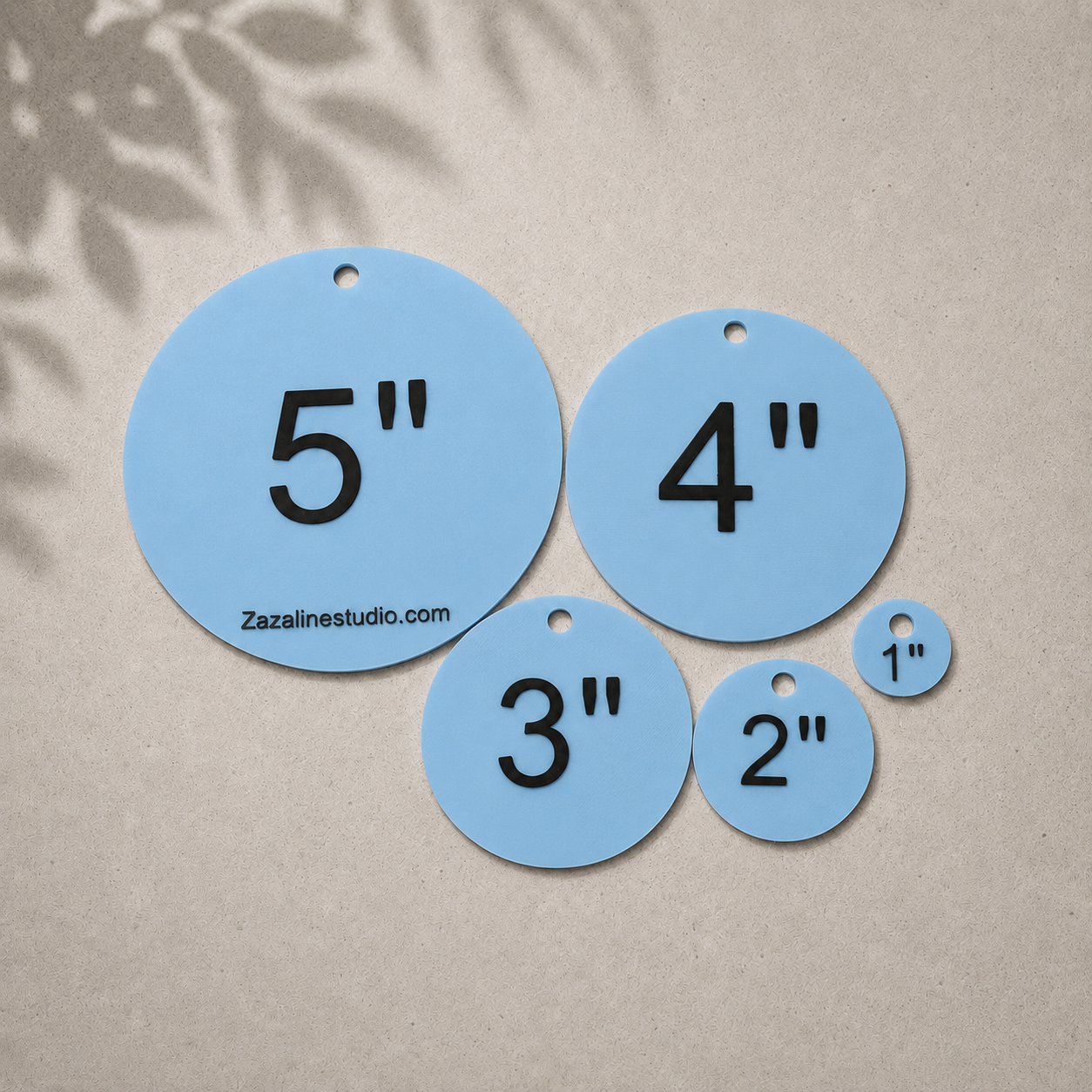 Perfect Round Corner Templates – 1" to 5" Radius Guides for Leather & Sewing