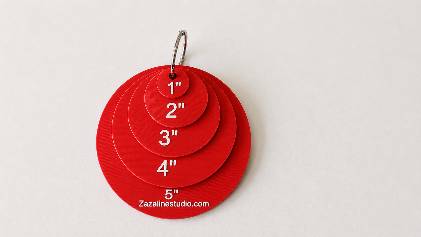 Perfect Round Corner Templates – 1" to 5" Radius Guides for Leather & Sewing
