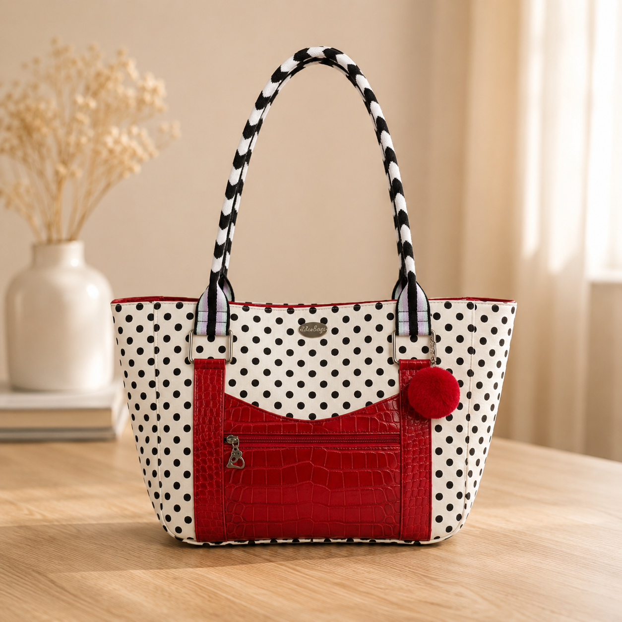 Matching Bag Set Bundle Petra  – Tote Bag & Zipper Pouch