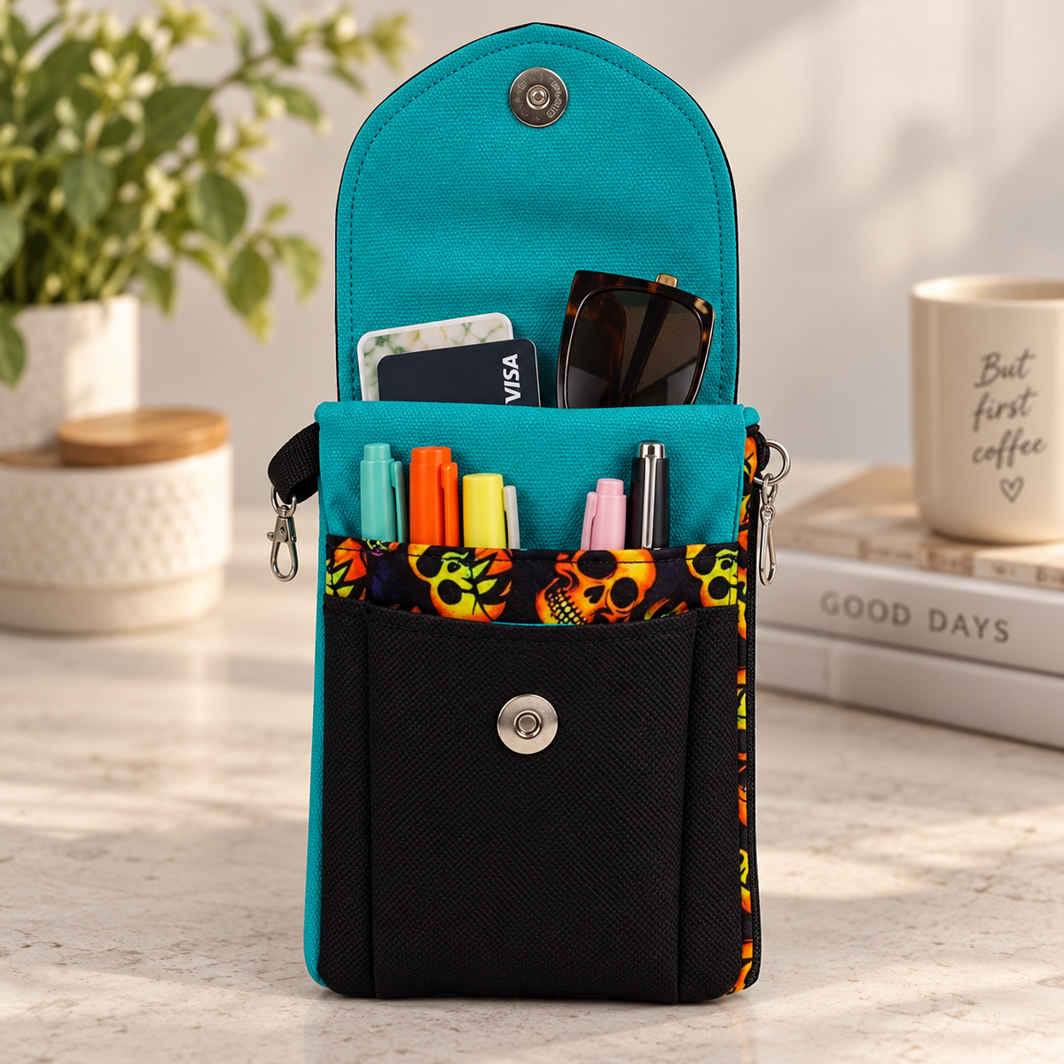 Planner Pouch Organizer Sewing Pattern/ PDF Notebook Wallet/ DIY Planner Pen Pouch
