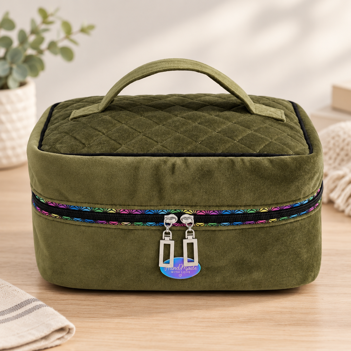 Storage Zipper Organizer Sewing Pattern/ PDF  Zipper Organizer/ DIY Quilted Zipper Pouch