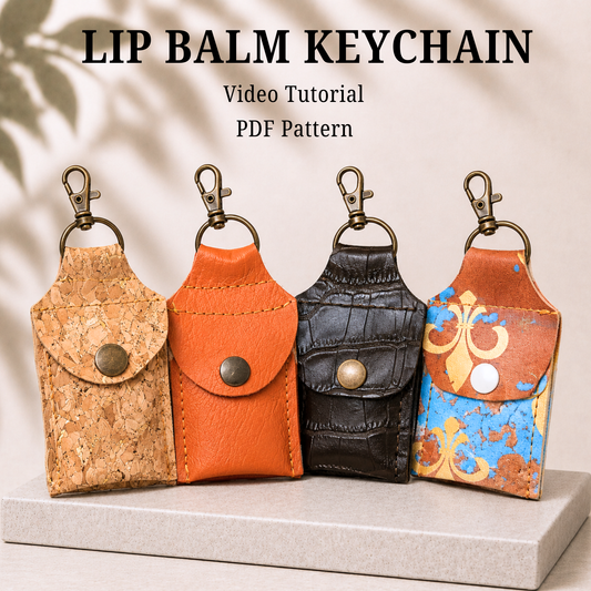 Lip Balm Keychain Holder