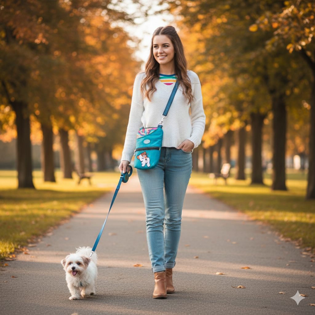 Dog Bag PDF Pattern + Hardware Kit Bundle (Reflective Zipper & Glow in the dark Patch)