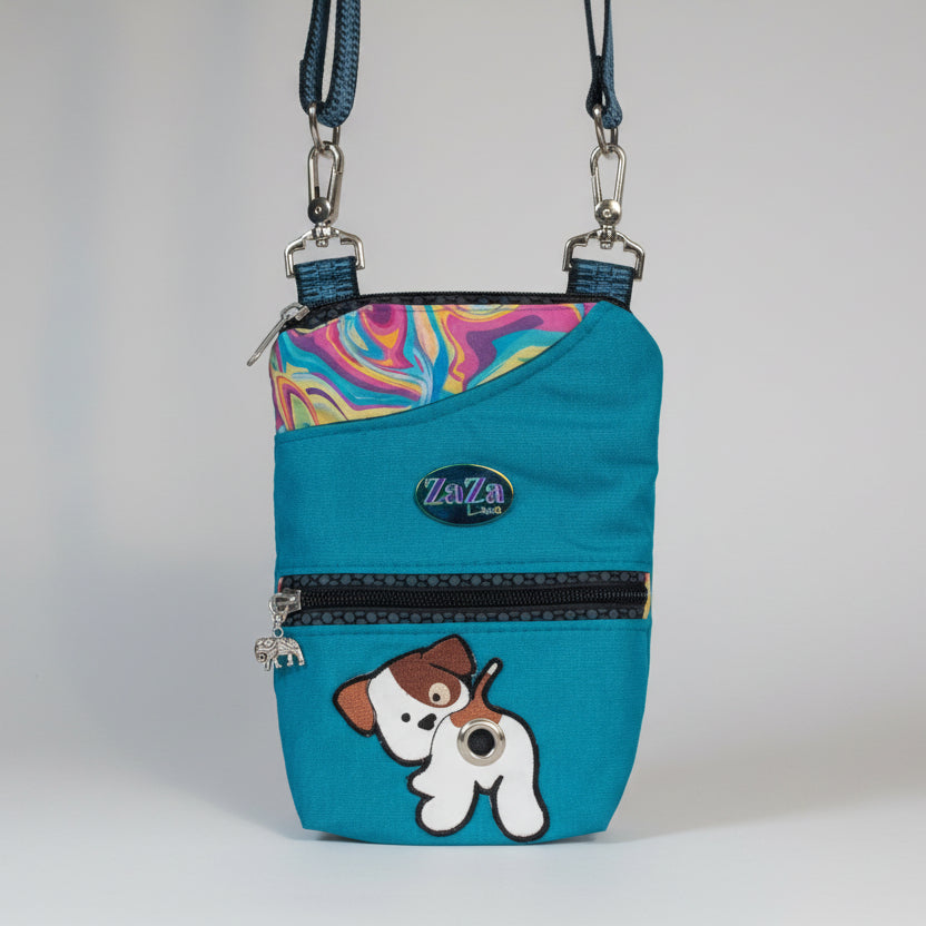 Embroidered Glow in the dark Dog Patch - Iron on Applique for Bags, Jackets and Hats