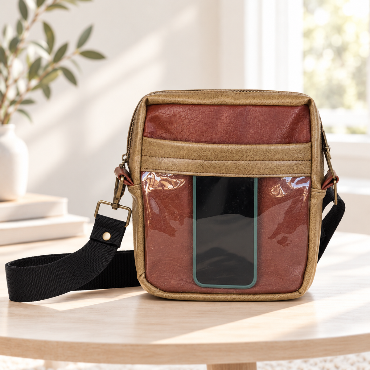 Vertical Messenger Bag Sewing Pattern, Modular Bag Pattern with Fold-Down Organizer, Multi-Pocket PDF Tutorial