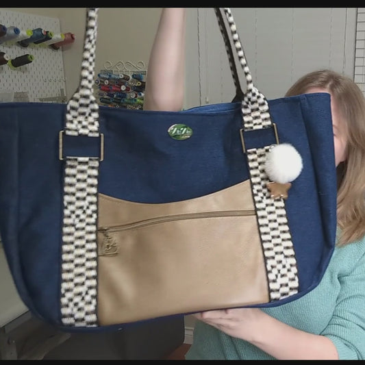 Matching Bag Set Bundle Petra  – Tote Bag & Zipper Pouch