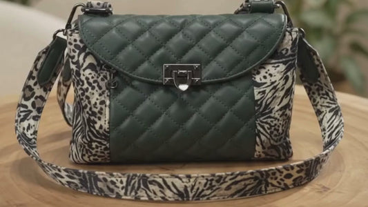 Crossbody Wallet Sewing Pattern PDF – DIY Quilted Purse Wallet with Twist-Lock Closure, Zipper Pocket & Adjustable Strap