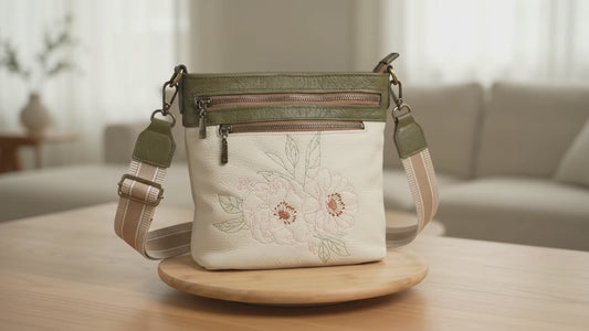 Handbag Pattern Pione with Recessed Zipper and Multiple Pockets – Video Tutorial and Instructions Included